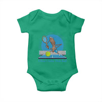 I Do Not Like This Ball Baby Onesie Funny Marcus The Worm Tennis Meme - Wonder Print Shop