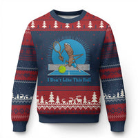 I Do Not Like This Ball Ugly Christmas Sweater Funny Marcus The Worm Tennis Meme - Wonder Print Shop