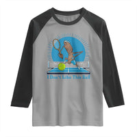 I Do Not Like This Ball Raglan Shirt Funny Marcus The Worm Tennis Meme - Wonder Print Shop
