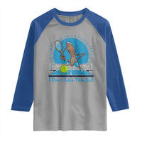 I Do Not Like This Ball Raglan Shirt Funny Marcus The Worm Tennis Meme - Wonder Print Shop