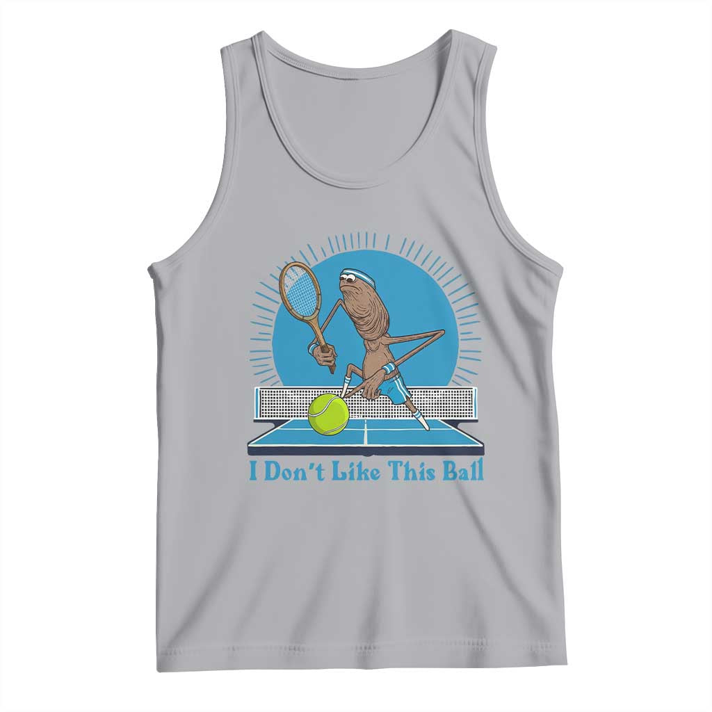 I Do Not Like This Ball Tank Top Funny Marcus The Worm Tennis Meme - Wonder Print Shop