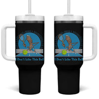 I Do Not Like This Ball Tumbler With Handle Funny Marcus The Worm Tennis Meme - Wonder Print Shop