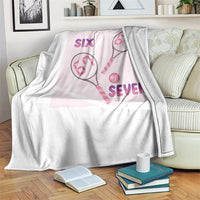 Funny Six Seven Tennis Meme Throw Blanket Valentine For Women - Wonder Print Shop
