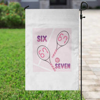 Funny Six Seven Tennis Meme Garden Flag Valentine For Women - Wonder Print Shop