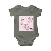 Funny Six Seven Tennis Meme Baby Onesie Valentine For Women - Wonder Print Shop