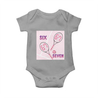 Funny Six Seven Tennis Meme Baby Onesie Valentine For Women - Wonder Print Shop