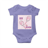 Funny Six Seven Tennis Meme Baby Onesie Valentine For Women - Wonder Print Shop