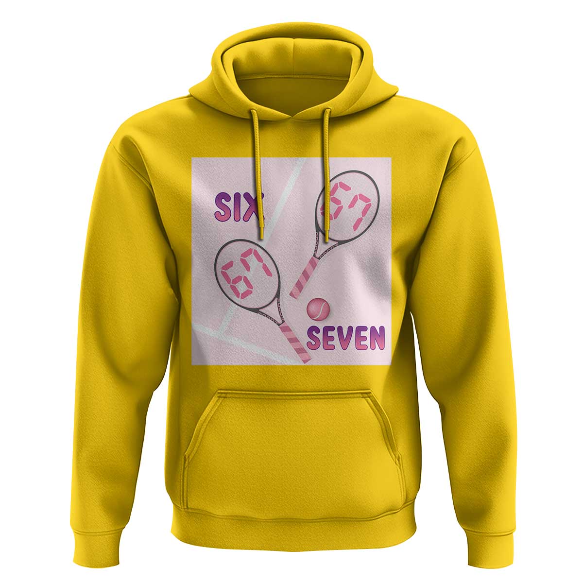 Funny Six Seven Tennis Meme Hoodie Valentine For Women - Wonder Print Shop