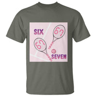 Funny Six Seven Tennis Meme T Shirt Valentine For Women - Wonder Print Shop