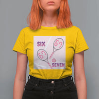 Funny Six Seven Tennis Meme T Shirt For Women Valentine For Women - Wonder Print Shop