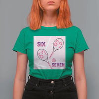 Funny Six Seven Tennis Meme T Shirt For Women Valentine For Women - Wonder Print Shop