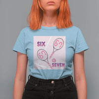 Funny Six Seven Tennis Meme T Shirt For Women Valentine For Women - Wonder Print Shop