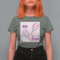 Funny Six Seven Tennis Meme T Shirt For Women Valentine For Women - Wonder Print Shop
