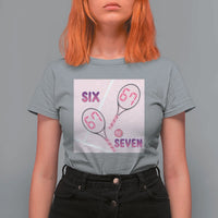 Funny Six Seven Tennis Meme T Shirt For Women Valentine For Women - Wonder Print Shop