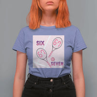 Funny Six Seven Tennis Meme T Shirt For Women Valentine For Women - Wonder Print Shop