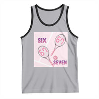 Funny Six Seven Tennis Meme Tank Top Valentine For Women - Wonder Print Shop