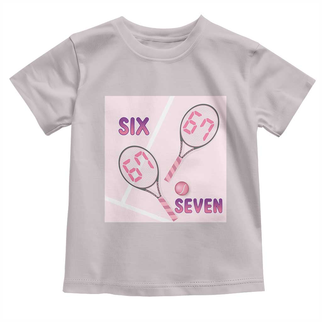 Funny Six Seven Tennis Meme Toddler T Shirt Valentine For Women - Wonder Print Shop