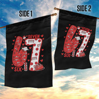Six Seven Tennis Meme Garden Flag Funny Gen Alpha Valentine - Wonder Print Shop