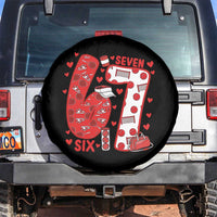 Six Seven Tennis Meme Spare Tire Cover Funny Gen Alpha Valentine - Wonder Print Shop