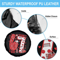 Six Seven Tennis Meme Spare Tire Cover Funny Gen Alpha Valentine - Wonder Print Shop