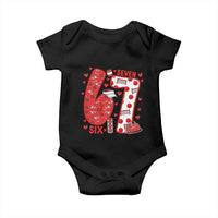 Six Seven Tennis Meme Baby Onesie Funny Gen Alpha Valentine - Wonder Print Shop