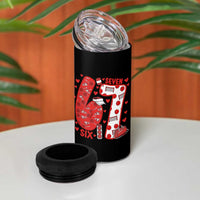 Six Seven Tennis Meme 4 in 1 Can Cooler Tumbler Funny Gen Alpha Valentine - Wonder Print Shop