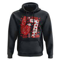Six Seven Tennis Meme Hoodie Funny Gen Alpha Valentine - Wonder Print Shop