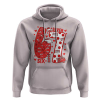 Six Seven Tennis Meme Hoodie Funny Gen Alpha Valentine - Wonder Print Shop