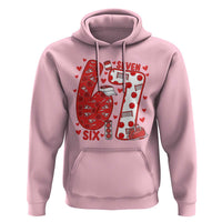 Six Seven Tennis Meme Hoodie Funny Gen Alpha Valentine - Wonder Print Shop