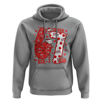 Six Seven Tennis Meme Hoodie Funny Gen Alpha Valentine - Wonder Print Shop