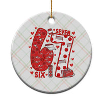 Six Seven Tennis Meme Ceramic Ornament Funny Gen Alpha Valentine - Wonder Print Shop