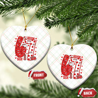 Six Seven Tennis Meme Ceramic Ornament Funny Gen Alpha Valentine - Wonder Print Shop