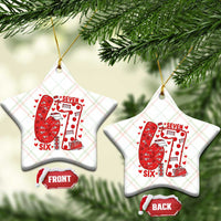 Six Seven Tennis Meme Ceramic Ornament Funny Gen Alpha Valentine - Wonder Print Shop