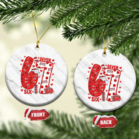 Six Seven Tennis Meme Ceramic Ornament Funny Gen Alpha Valentine - Wonder Print Shop