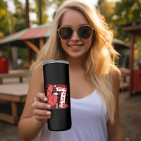 Six Seven Tennis Meme Skinny Tumbler Funny Gen Alpha Valentine - Wonder Print Shop