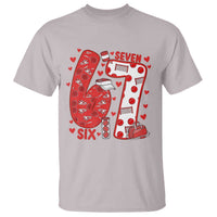 Six Seven Tennis Meme T Shirt Funny Gen Alpha Valentine - Wonder Print Shop
