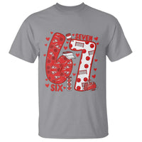 Six Seven Tennis Meme T Shirt Funny Gen Alpha Valentine - Wonder Print Shop