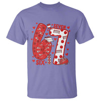 Six Seven Tennis Meme T Shirt Funny Gen Alpha Valentine - Wonder Print Shop