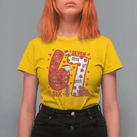 Six Seven Tennis Meme T Shirt For Women Funny Gen Alpha Valentine - Wonder Print Shop