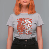 Six Seven Tennis Meme T Shirt For Women Funny Gen Alpha Valentine - Wonder Print Shop