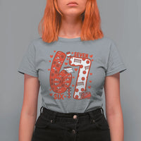 Six Seven Tennis Meme T Shirt For Women Funny Gen Alpha Valentine - Wonder Print Shop