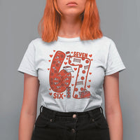 Six Seven Tennis Meme T Shirt For Women Funny Gen Alpha Valentine - Wonder Print Shop