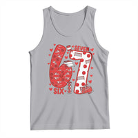 Six Seven Tennis Meme Tank Top Funny Gen Alpha Valentine - Wonder Print Shop