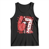 Six Seven Tennis Meme Tank Top Funny Gen Alpha Valentine - Wonder Print Shop