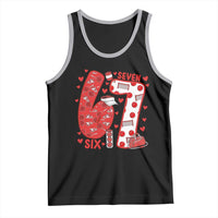 Six Seven Tennis Meme Tank Top Funny Gen Alpha Valentine - Wonder Print Shop