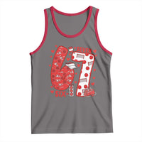 Six Seven Tennis Meme Tank Top Funny Gen Alpha Valentine - Wonder Print Shop
