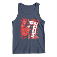 Six Seven Tennis Meme Tank Top Funny Gen Alpha Valentine - Wonder Print Shop