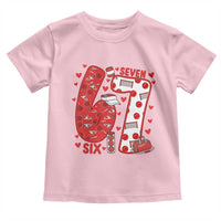 Six Seven Tennis Meme Toddler T Shirt Funny Gen Alpha Valentine - Wonder Print Shop