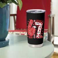 Six Seven Tennis Meme Tumbler Cup Funny Gen Alpha Valentine - Wonder Print Shop