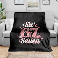 Funny Six Seven Tennis Meme Throw Blanket Gen Z Valentine - Wonder Print Shop